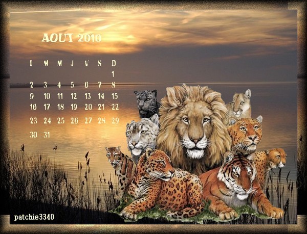 POUR FAIRE UNE PAGE DE CALENDRIER 