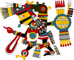 Tezcatlipoca - a deity central to the Aztec religion, and whose name translates to &apos;Smoking Mirror&apos;...