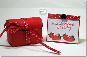 sweet card & box