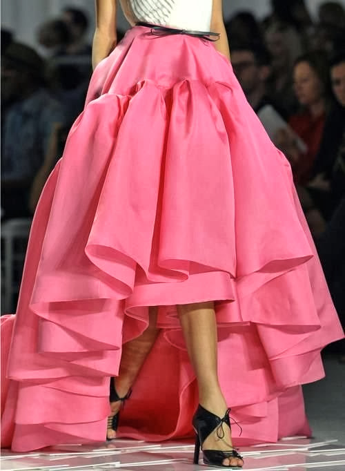 pink oscar de la renta