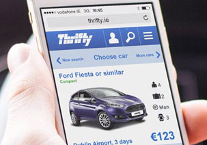 Thrifty care hire mobile site