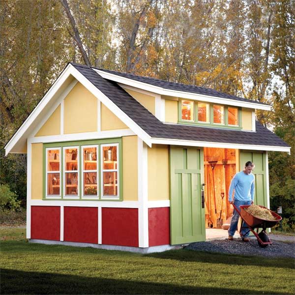 Free Garden Shed Building Plans