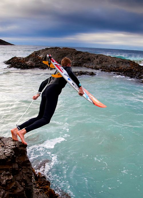 Flynn Novak... in Tasmania...