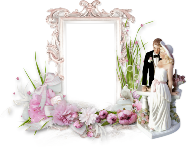 ♥ Cadre mariage png _ Wedding frame _ Marco boda ♥