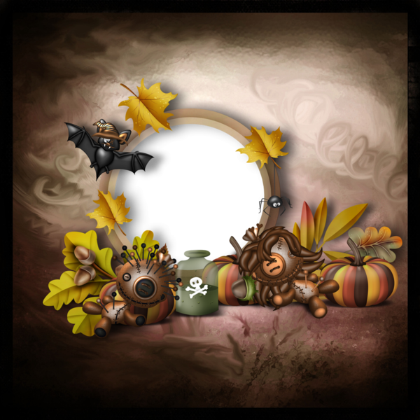 Cadre Halloween png - Halloween Frame - Marco png