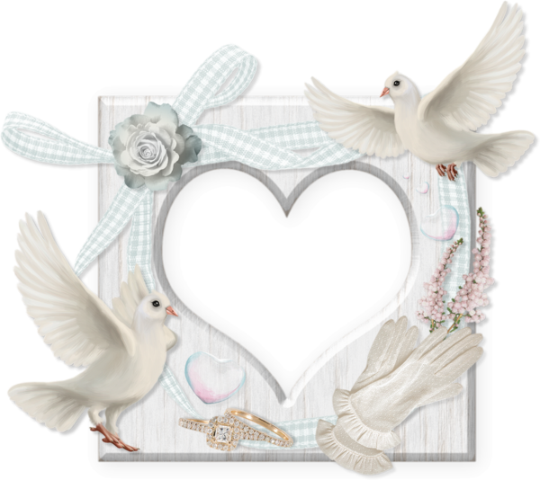 ♥ Cadre mariage png ; Wedding frame transparent png ♥