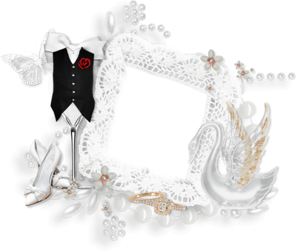 ♥ Cadre mariage png / Wedding frame / Hochzeit png ♥