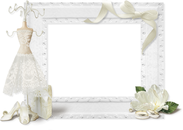 ♥ Cadre mariage png . Wedding frame transparent png ♥