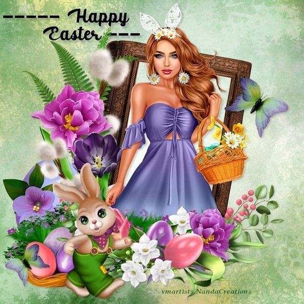 ✿ Création Pâques de Nanda - Happy Easter image ✿