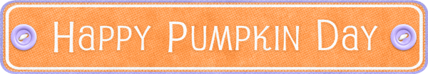 Halloween, étiquette png - Happy pumpkin day, tag png