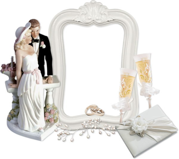 ♥ Cadre mariage png - Wedding frame - Hochzeit png ♥