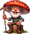 Automne, gnome, personnage png . Autumn character 