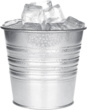 Tube seau de glaçons png transparent - Ice cubes png