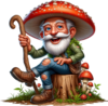 Automne, gnome, personnage png - Autumn character 