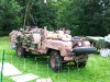 Land Rover S2 109 SAS Pink Panther (10 FG 57) Front (Kington Vintage Show, August 2009)        