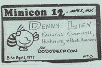 Small image of a Minicon 12 badge