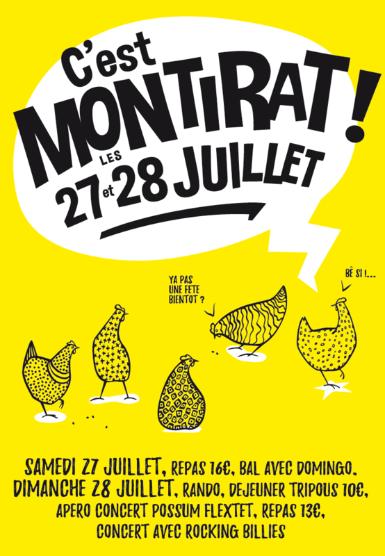 Le rendez-vous de l'été à Montirat !