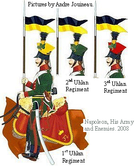 1st, 2nd and 3rd Uhlan Regiment,
picture by André Jouineau