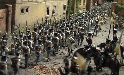 Austrian infantry in 1813.
Part of diorama of Leipzig.
Courtesy of Udo Sixel.