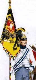Standard-bearer 
of 2nd Dragoons
in 1812-1814.
