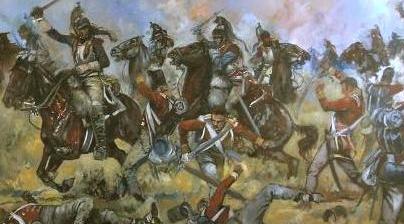 French cuirassiers versus British infantry
at Quatre Bras in 1815