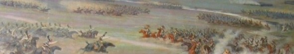French dragoons (right) vs
Russian cuirassiers (left) in 1812