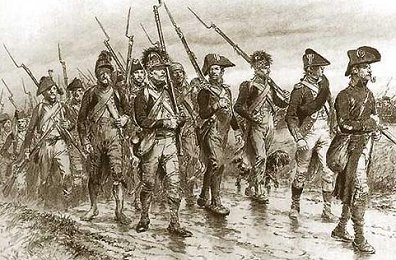 French infantry of Revolutionary wars