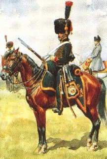 Napoleon and horse chasseur.
Picture by Rousselot