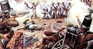 Portuguese infantry
versus French troops
