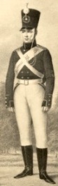 Foot gunner in 1803-1805