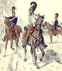 Prussian cuirassiers in 1813