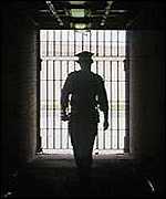 US guard in prison