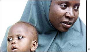 Amina Lawal and child Wasila