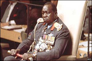 Idi Amin at the United Nations in 1975