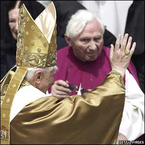 Georg Ratzinger and Pope