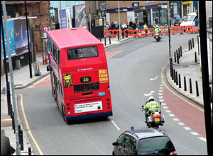 Number 26 bus Hackney.