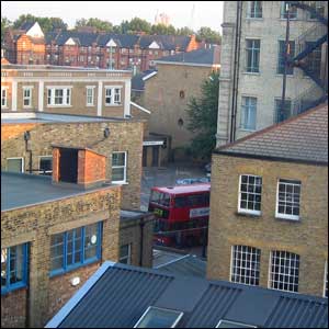 Bus in Shoreditch