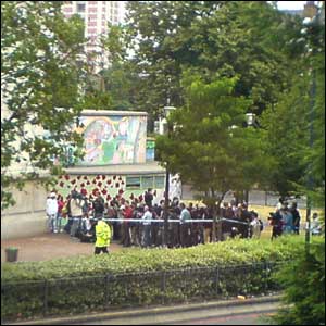 Journalists at Stockwell