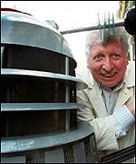 Tom Baker and a Dalek