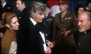 Jon Pertwee's Doctor (centre) was exiled on Earth for three years