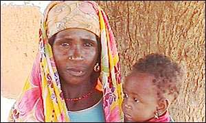 Safiya Husaini with her daughter Adama 