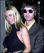 Noel Gallagher and Meg Matthews