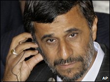 Iranian President Mahmoud Ahmadinejad 