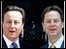 David Cameron and Nick Clegg