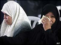 Relatives at the ceremony