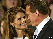 Maria Shriver and Arnold Schwarzenegger