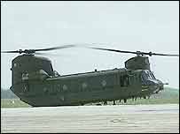 Chinook helicopter