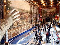 The Campidoglio hall in Rome