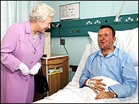 The Queen meets survivor Bruce Lait