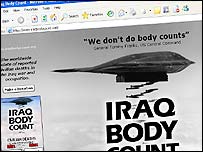 Iraq Body Count website